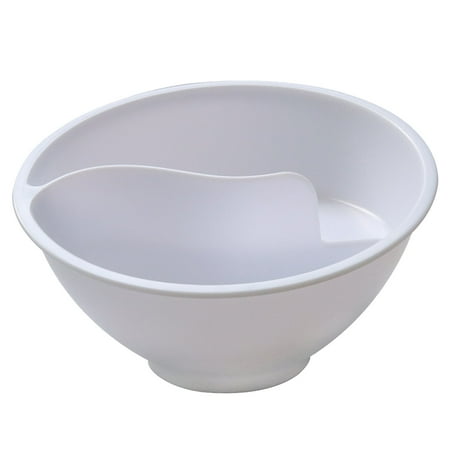 

VKEKIEO Dry Wet Separation Cereal Bowl One Person Breakfast Tableware Household Plate