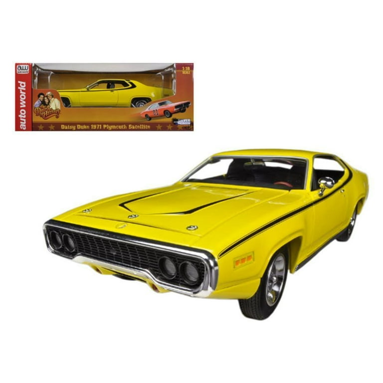 AUTOWORLD DAISY DUKE 1971 PLYMOUTH SATELLITE 1:18 DIECAST