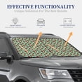 thumbnail image 4 of Fotbe Ladybugs 3 2-Piece Car Windshield Sun Shade | Sun Blocker for Car Windshield | Foldable Automotive Interior Accessories for Sun Protection-Medium, 4 of 7