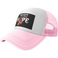 thumbnail image 1 of Leukemia Awareness Mesh Back Trucker Cap Baseball Cap, 1 of 8