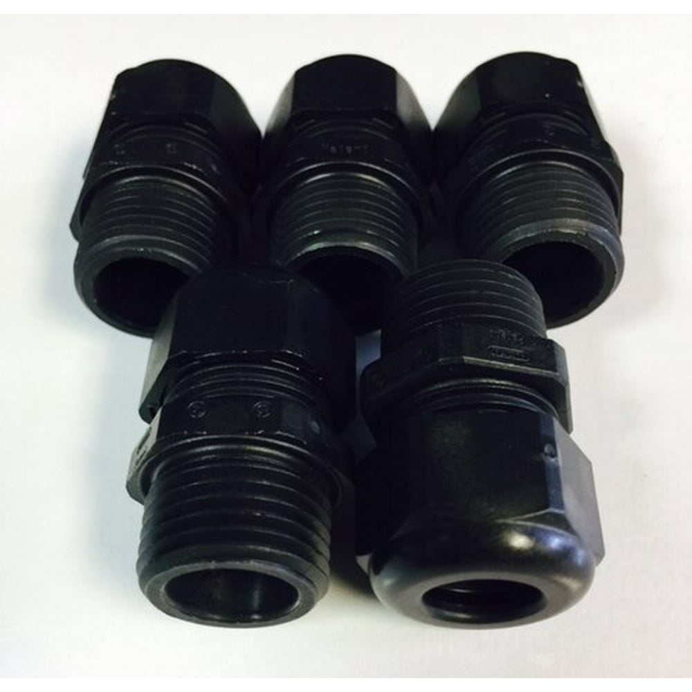 5pcs - (HSK-K) NPT NEMA Black 1/2
