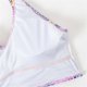 thumbnail image 5 of Trajes de Baño de Bikini de Mujer con Correas Impresas V Sexy Split Set de Tres Piezas, Diseño de Corte Alto para la Piscina de Playa Y las Vacaciones de Verano, 5 of 9