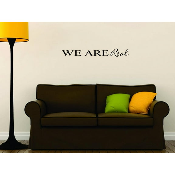 We Are Real Play Vinyl Wall Decal for Home - Second Chances Well Laugh Often Joy Cute Wall Décor Bedroom Living Room Entry - Removable High Tact - Size: 4 In x 20 In