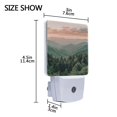 thumbnail image 4 of Yayeee LED Plug in Night Light for The Home with Auto Dusk to Dawn Light Sensors, 2 Pack, Mountains at Dawn, 4 of 6