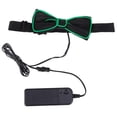 thumbnail image 1 of Party Clignotant Noeud Papillon LED Lumineux Noeud Papillon Collier Performance Cravate (Vert Foncé), 1 of 6