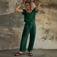 thumbnail image 6 of Fewfanhot 2 Piece Sets for Women Casual Cargo Pants Set, Spring Summer Two Piece Outfit, Comfortable Round Neck Top & Utility Pants, 6 of 9