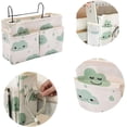 thumbnail image 3 of piece bed organizer, bed bags loft bed hanging bag, loft bed nightstand hanging storage bag, nightstand pocket for book, magazine, cell phone, headpho, 3 of 5