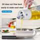 thumbnail image 2 of Drip Free Olive Oil Dispenser Bottle for Kitchen Cooking, 23 OZ Automatic Flip Open Borosilicate Glass Condiment Container with Measurement BPA-Free L, 2 of 5