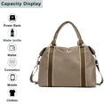 thumbnail image 3 of El bolso del gimnasio del viaje, la bolsa de asas continúa los bolsos del fin de semana de la lona del deporte del equipaje con el bolsillo mojado, 3 of 5