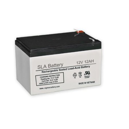 NP12-12 Compatible Sealed Lead Acid Battery 12V 12AH w/ F2 Terminal, Replacement Battery for NP12-12, UB12120 (D5775), PS-12120, YT-12120D, RT12120 and LP12-12. By SigmasTek Ship from US