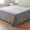 Light Gray 91"x96", variant on Unique Bargains Polyester Bed Sheet Soft Flat Sheet Wrinkle Bedding Pink 91"x96"