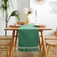 thumbnail image 2 of Rustic Farmhouse Style Table Runner, Boho Thick Burlap Linen Washable Table Runners 72 Inches Long for Dining Room Decorations, Dresser, Bedroom Decor and Holiday Party Centerpiece, 2 of 6