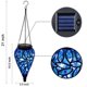 thumbnail image 2 of Lámpara solar colgante OMRAYTU en forma de lágrima, 15 LED, azul, 2 of 6