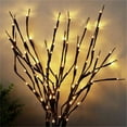 thumbnail image 4 of LED Branch Light Battery Operated Lighted Decorative Willow Twig Lighted Branch Little Twig Power Brown 30 Inch 20 LED for Home Romantic Decoration, Christmas Holiday Party Decor, [1 Pack], 4 of 8