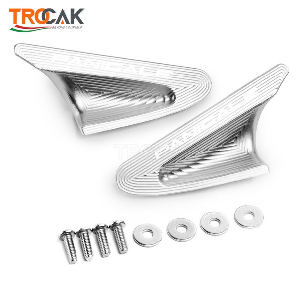 Accesorios de motocicleta para DUCATI PANIGALE 1199 2012-2014 PANIGALE 899 2013-2015, tapa de espejo de parabrisas, eliminadores accionados qym unisex