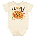thumbnail image 3 of Inktastic I'm One Pizza Birthday Party Boys or Girls Baby Bodysuit, 3 of 5