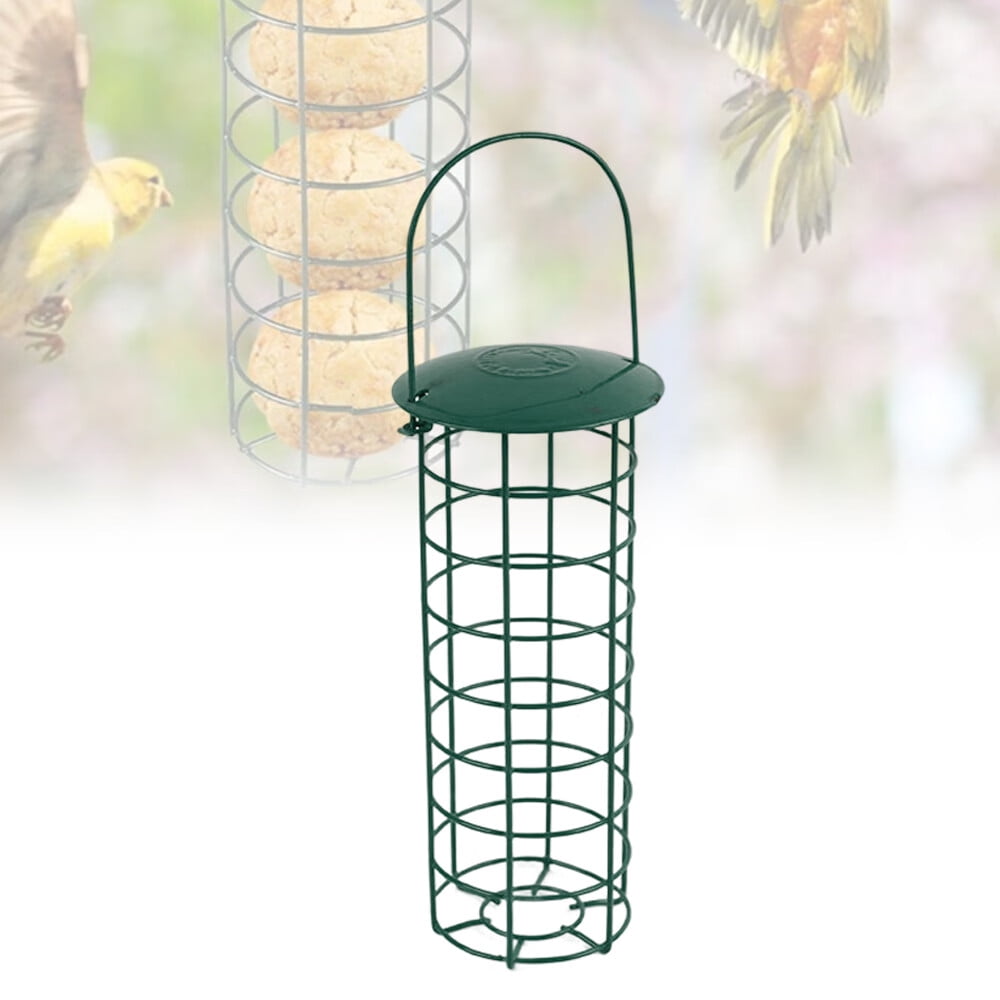 FASLMH Suet Ball Bird Feeder Outdoor Hanging Metal Wire Wild Bird
