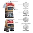 thumbnail image 4 of Tom And Jerry Boys Girls Short Sleeve Mesh T-Shirt And Shorts Outfit Set Summer Clothes Set for Kids, 4 of 8