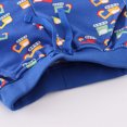 thumbnail image 4 of Cethrio Boys Athletic Shorts with Drawstring, Summer Printed Cotton Casual Running Shorts Blue Size 7T, 4 of 7