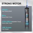 thumbnail image 4 of 72-in-1 Mini Electric Screwdriver Set, Small Precision Screwdriver Set, Cordless & Rechargeable, 64 Magnetic Bits, 5 Torque Settings, LED S, 4 of 8