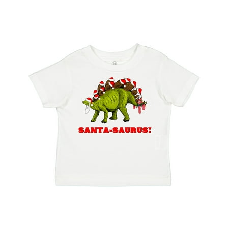 

Inktastic Santa-Saurus! Christmas Dinosaur Gift Toddler Boy or Toddler Girl T-Shirt