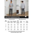 thumbnail image 6 of Men's pajama set with long sleeves, long pants, round neck, casual and relaxed, suitable for home wear and can be worn outside., 6 of 6
