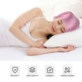 thumbnail image 6 of Raindrops Satin Sleep Cap 2-Pack Assorted Colors Elastic Band for Hair and Comfort, 6 of 6