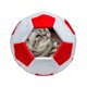 thumbnail image 4 of Cama universal para mascotas lavable con forma de balón de fútbol, ​​transpirable y cálida para perros. rojo grande, 4 of 7