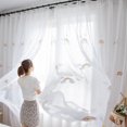 thumbnail image 3 of Cortinas bordadas Kearding Arcoíris para dormitorio y sala de niños, 3 of 6