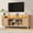 Natural Wood, variant on Blotout 81'' LED Fireplace TV Stand with 36'' Fireplace & Power Outlet for 85/90''TV, Modern Entertainment Center with Fluted Sliding Door & Curved Side Cabinets, Wooden Media Console for Living Room