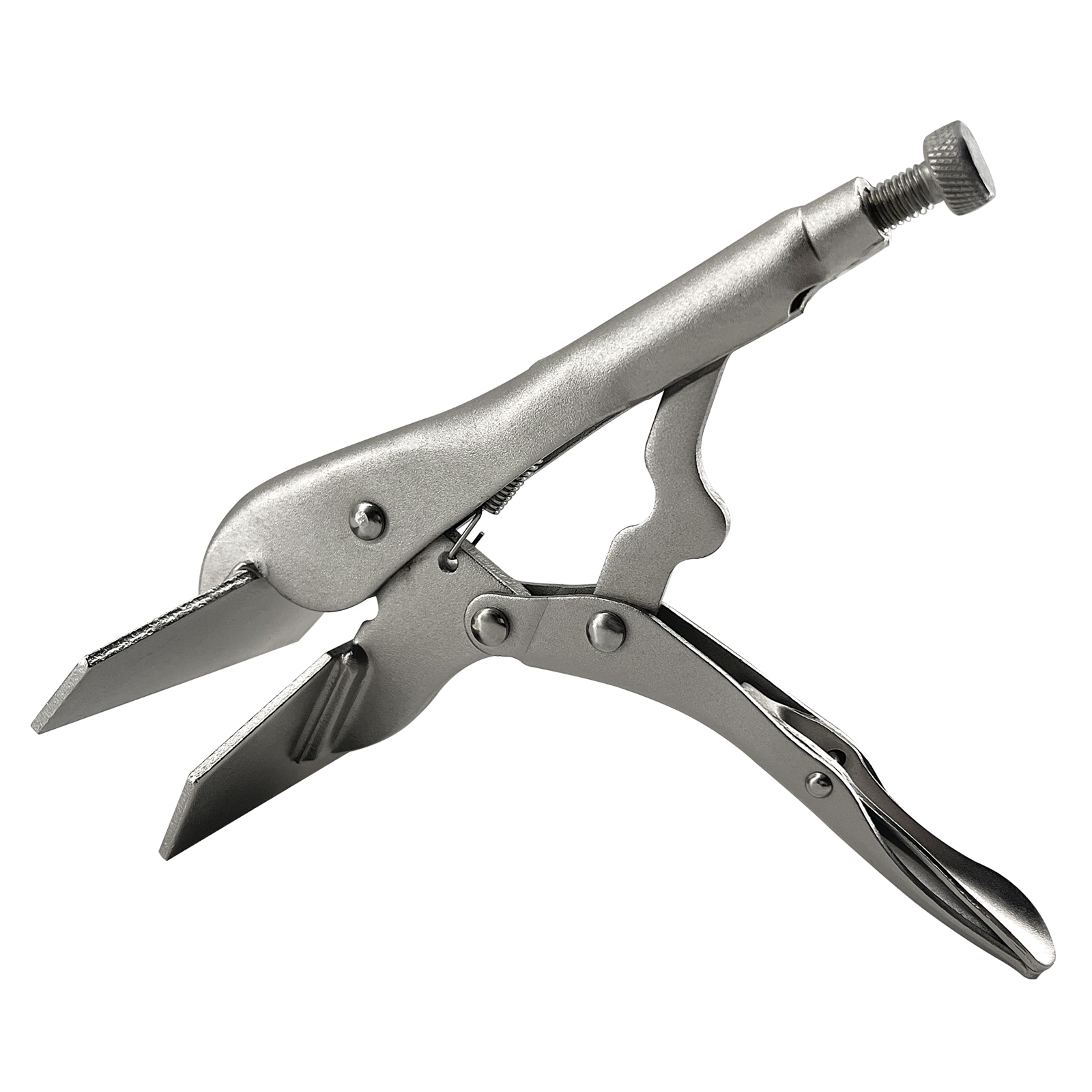 8-Inch Welding Seam Folding Plier, Duckbill Sheet Metal Plier, Carbon Steel Construction, Wide Flat Jaws for Bending, Forming & Metal Fabrication