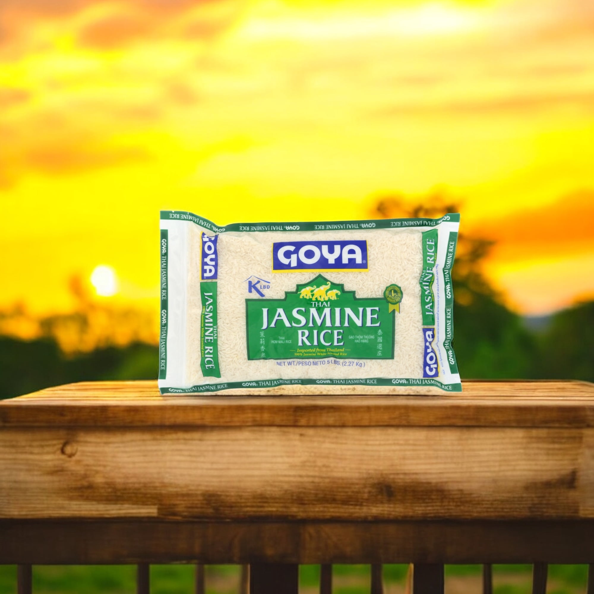 Goya Jasmine Rice, Thai 5 Lb, Pack of 1