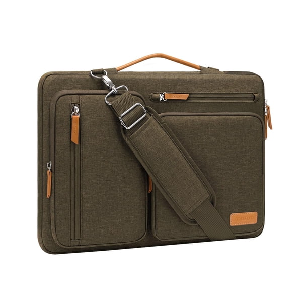 Bolsa de hombro para portátil MOSISO 360 Protective 15-15.6" Carob