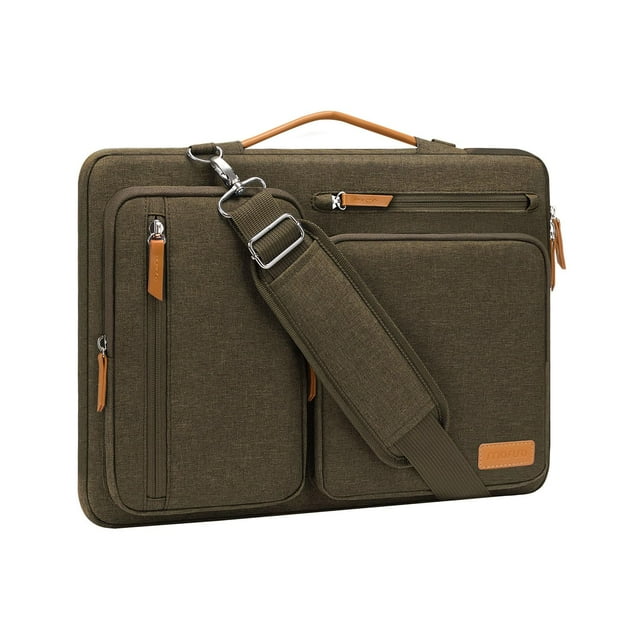 Bolsa de hombro para portátil MOSISO 360 Protective 15-15.6" Carob