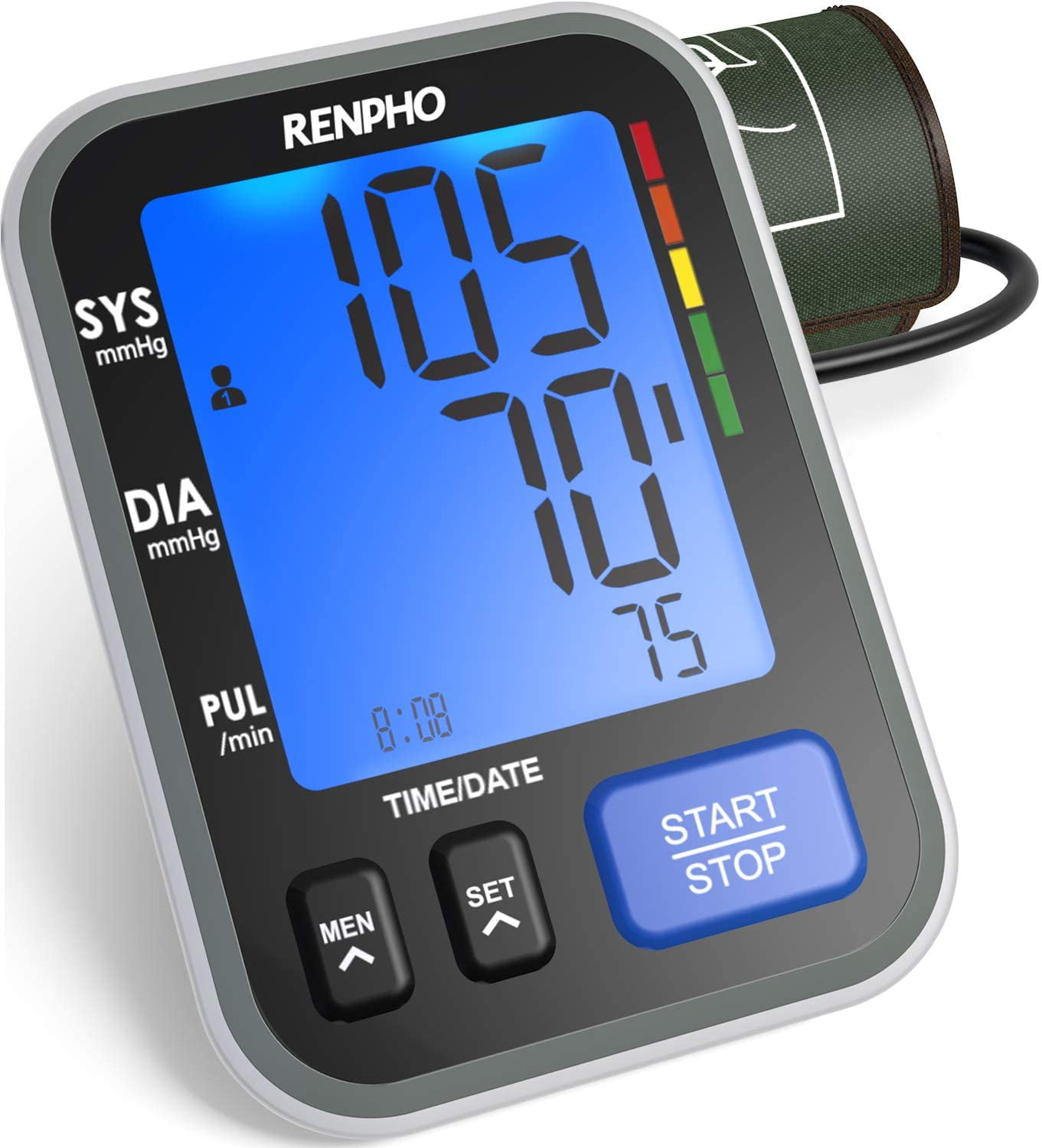 RENPHO Blood Pressure Monitor Upper Arm for Home Use with Speaker