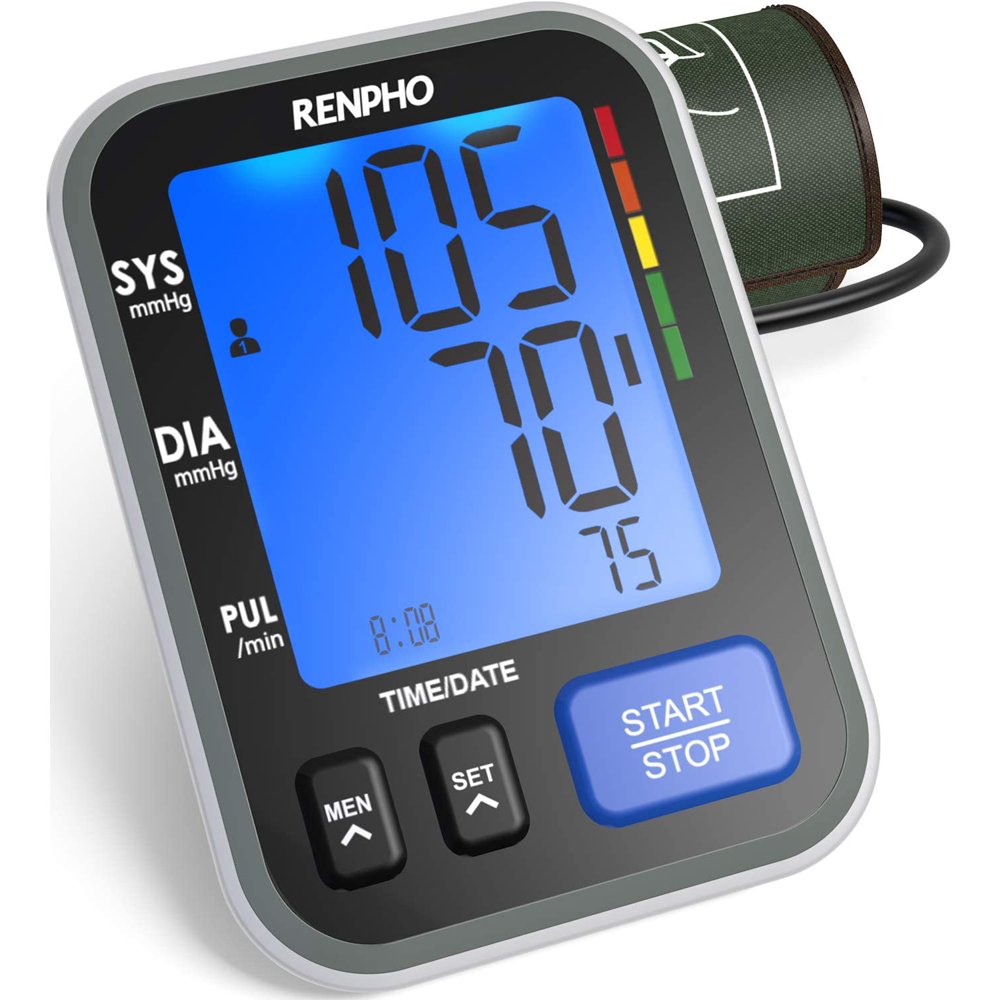 RENPHO Blood Pressure Monitor Upper Arm for Home Use with Speaker