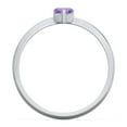 thumbnail image 4 of Heart Birthstone Ring - Amethyst (February), 4 of 6