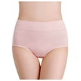 thumbnail image 2 of Ropa interior menstrual para mujer, bragas de algodón ultrasuaves para posparto, color rosa XXXL, 2 of 8