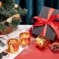 thumbnail image 5 of PH Votive Candle Holders 3pcs Xmas Tealight Candle Holder Snowflake for Wedding Centerpieces Christmas Anniversary Bridal Shower Birthday Party Table Decorations 2.4x2 Inch Gold, 5 of 6