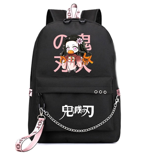 Mochila escolar de anime Demons Slayers para la escuela