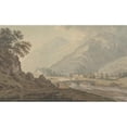thumbnail image 3 of Joseph Farington 14x10 Black Modern Framed Museum Art Print Titled - Grange of Borrodale, 3 of 5