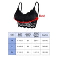 thumbnail image 4 of Lava 5 Pcs Lace Bralettes for Women Bralette Padded Sexy Deep V Lingerie Bra Tops Lace Bandeau Bra XL, 4 of 9
