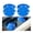 Blue, variant on Chasenew Bling Car Cup Coaster, 4 Pack Universal Vehicle Anti-Slip Cup Holder Insert Coasters, Crystal Rhinestone Silicone Shockproof Drink Mat, Car Interior Accessories （）