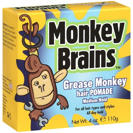 Monkey Business Monkey Brains Hair Pomade, 4 oz