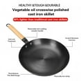 thumbnail image 5 of YUTANN 8" Nonstick Cast Iron Frying Skillet for Stovetop Cooking, Lightweight Pre-Seasoned, Oven & Dishwasher Safe, 5 of 6