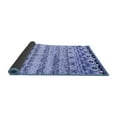 thumbnail image 2 of Ahgly Company Indoor Square Abstract Blue Contemporary Area Rugs, 5' Square, 2 of 4