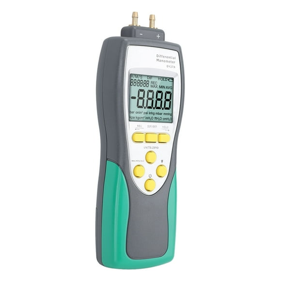 Testeur de Pression de Gaz, Manomètre Numérique Portable Facile à Lire 2.413bar pour Pompe à Vide de Frein pour Carter