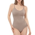 thumbnail image 4 of Shapewear, Bodysuit for Women, Tummy Control Bodysuit with Adjustable Straps, Seamless Snatched Body Shaper Thong Backless Cami Fitted Top Summer Clothes for Gym, 4 of 6