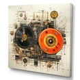 thumbnail image 2 of Designart "Schematic Sketch Sasquatch I" Vinyl Records Canvas Prints, 2 of 7