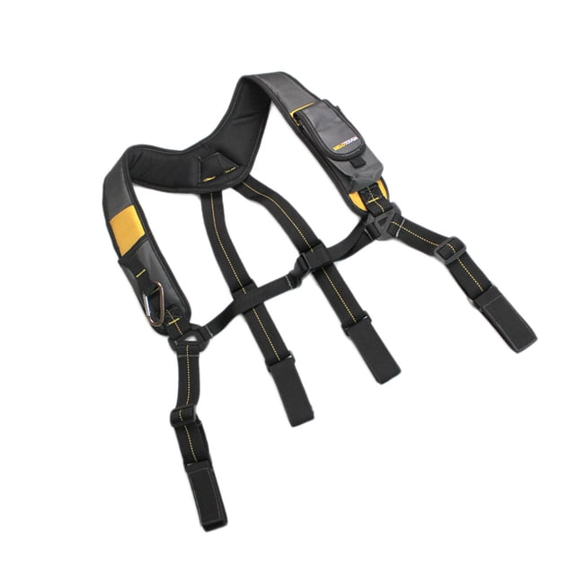 Sonducket Yugo acolchado Pieza reemplazada Pantalones Suspender Hombros mejorados Artesanía en cuero Multifuncional Herramienta de moda Delantal Accesorios de disfraces Gris